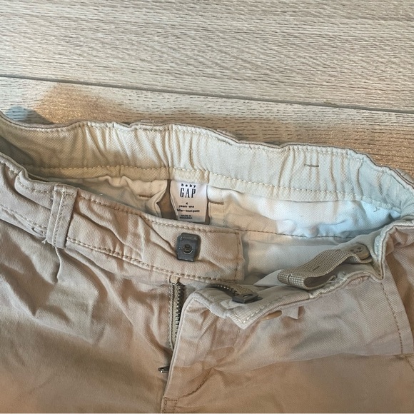 Gap beige chinos. Size 4. Worn once to a wedding. Will be ironed upon sale.:) - Picture 3 of 3
